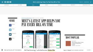 Mint's Latest App Helps You Pay Every Bill on Time | WIRED