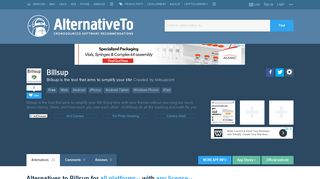 Billsup Alternatives and Similar Apps and Websites - AlternativeTo.net