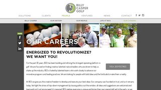 BCG | Careers In The Golf Industry - Billy Casper Golf