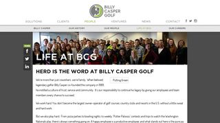 BCG | More Than Coworkers, We're Family - Billy Casper Golf