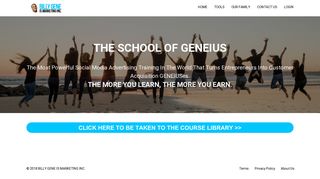 The School Of GENEIUS - Billy Gene Is Marketing Inc. Education
