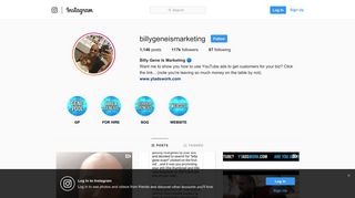 Billy Gene Is Marketing (@billygeneismarketing) • Instagram photos ...