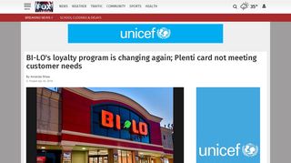 BI-LO's loyalty program is changing again; Plenti card not meeting ...