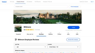 Working at Biltmore: 123 Reviews | Indeed.com