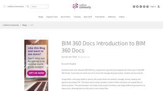 BIM 360 Docs Introduction to BIM 360 Docs - Cadline Community