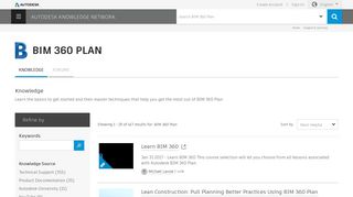 BIM 360 Plan | Autodesk Knowledge Network