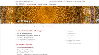 How to Sign Up | Bank Islam Malaysia Berhad