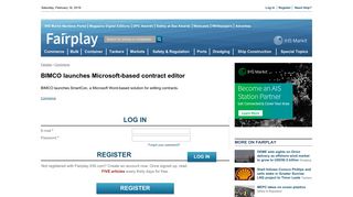 BIMCO launches Microsoft-based contract editor | IHS Fairplay