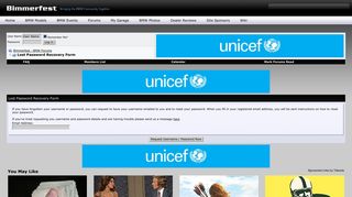 Bimmerfest - BMW Forums - Lost Password Recovery Form
