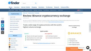 Binance crypto exchange review 2019 | Features & fees | finder.com
