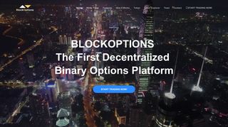 Blockoptions Blockchain Binary Options - The First Decentralized ...