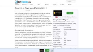 Binarycent Review - Leading Crypto Broker. Deposit And Trade In ...