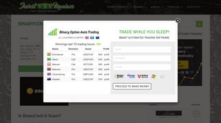 BinaryCent Review - Make Money Online with Binary Options Trading
