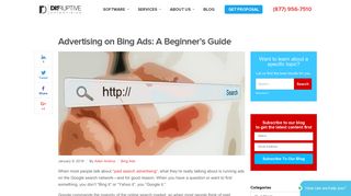 Advertising on Bing Ads: A Beginner's Guide | Disruptive Advertising