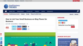 How to List Your Small Business on Bing Places for Business - Small ...