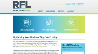 Optimizing your Business' Bing Local Listing - Rank First Local