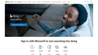 Microsoft account | Learn How A Bing Account Can Help You Search ...