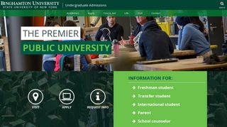 Undergraduate Admissions | Binghamton University