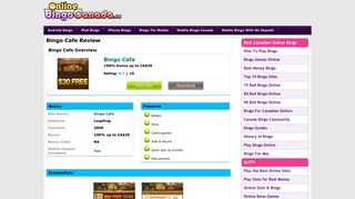 Bingo Café Review| Canada's Best Online Bingo & Casino Games