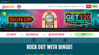 Sing Bingo: Rock Out With Online Bingo On The Site Where Bingo ...