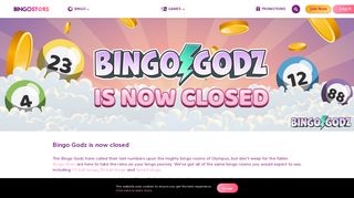 Bingo Godz | Online Bingo Payments | £50 Free