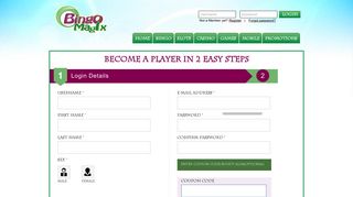 Register with Bingo Magix | Bingo Magix