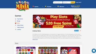 Play Slots (Mobile & Desktop) Games with BingoMania.com