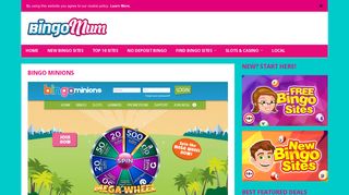 Bingo Minions | Get Up To 500 FREE Spins Here! - Bingo Mum