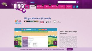 Bingo Minions | Bingo Review - No Deposit Bingo