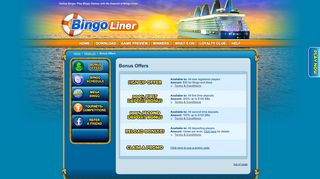 Bonus Offers - Bingo Liner