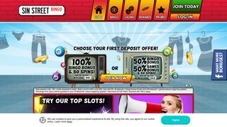 Sin Street Bingo: Online Bingo UK