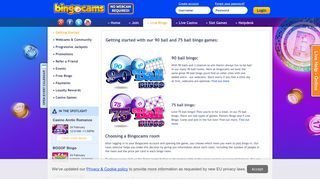 Sign up for a free Bingocams account | Bingocams UK