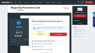 Bingorella Promotion Code 2019 - Bonus £50 + 50 Free spins - VIP