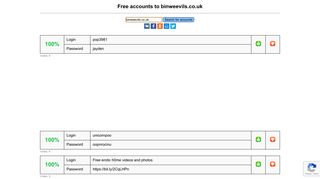binweevils.co.uk - free accounts, logins and passwords