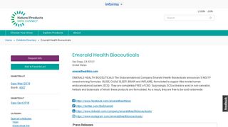 Emerald Health Bioceuticals | The Natural Products Brands Directory