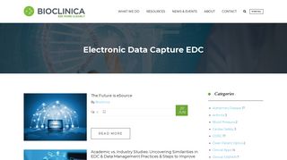 Electronic Data Capture EDC | Bioclinica