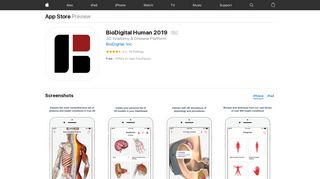 BioDigital Human 2019 on the App Store - iTunes - Apple