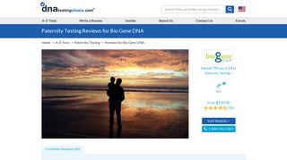 Bio Gene DNA Reviews - DNA Testing Choice