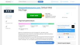 Access bioguardonesource.com. Default Web Site Page