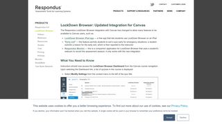 LockDown Browser for Canvas - Respondus