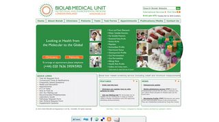 Welcome to Biolab Medical Unit London UK