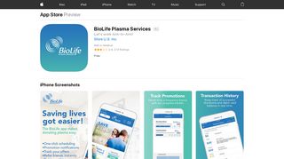 BioLife Plasma Services on the App Store - iTunes - Apple