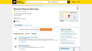 BioLife Plasma Services 351 10th Ave S, Waite Park, MN 56387 ...