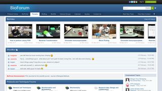 BioForum - Biology and Life Science Help Forum & Message Board