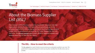 About the Biomass Suppliers List (BSL) | Treco