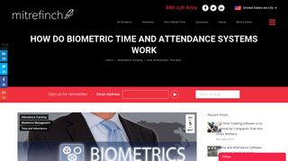 How do Biometric Time and Attendance Systems Work | Mitrefinch Inc