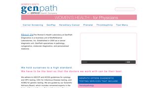 About Us | GenPath Diagnostics