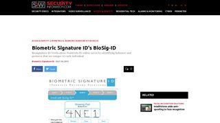 Biosignature ID Verification: Positively ID online users by identifying ...