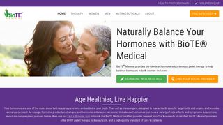 BioTE Medical | Natural Hormone Balance | Pellet Therapy