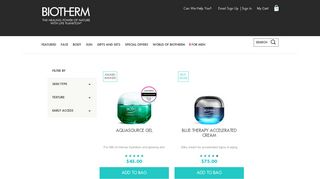 Early access for Biotherm email members